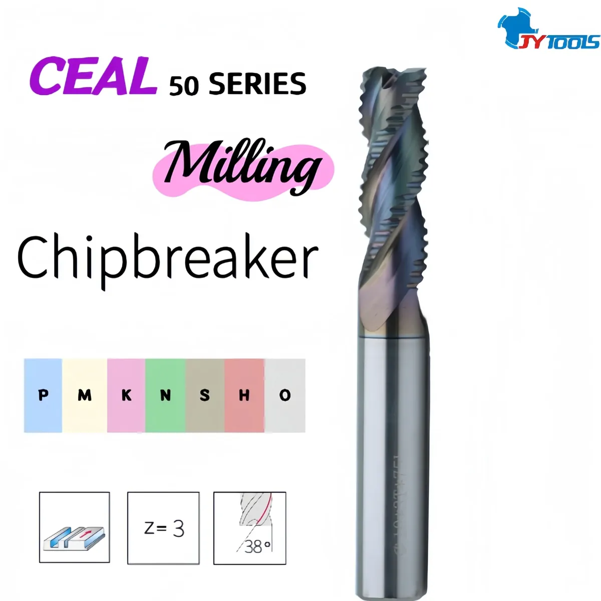 CEAL50 carbide end mill series card