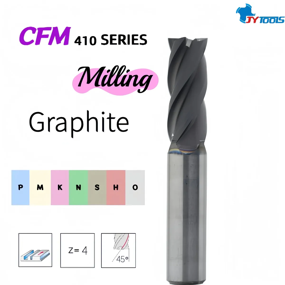 CFM410 carbon fiber milling cutter series card