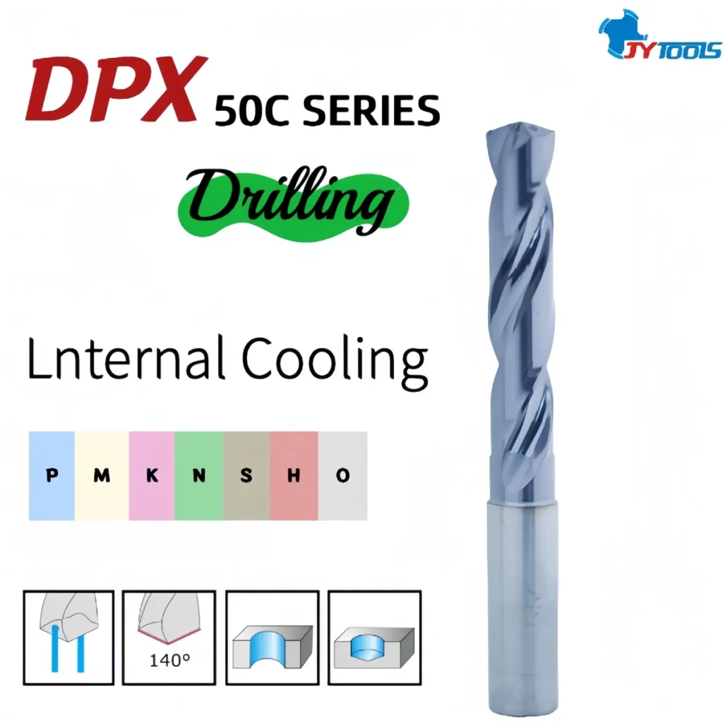 DPX50C carbide drill series card