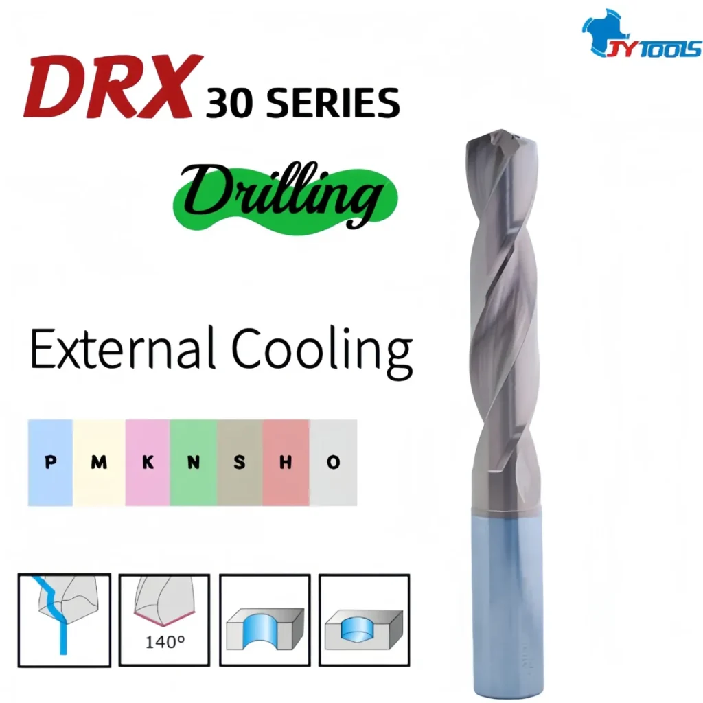 DRX30 carbide drill series card