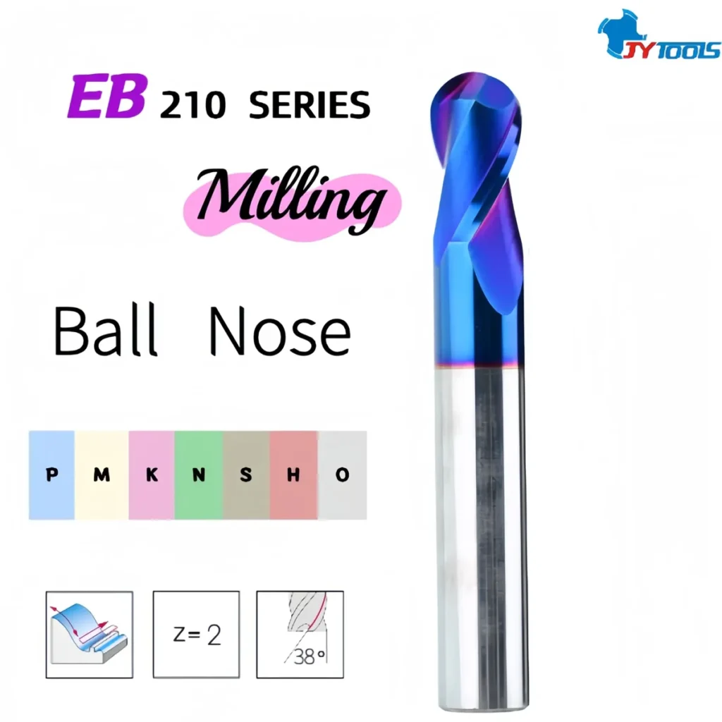EB210 carbide end mill series card