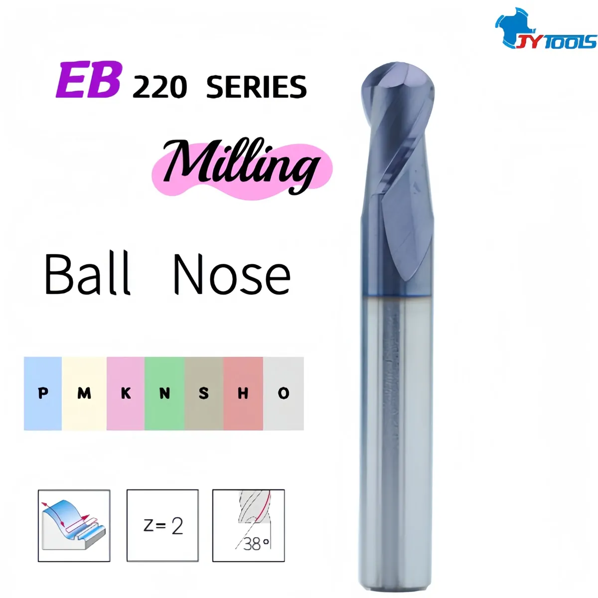 EB220 carbide end mill series card