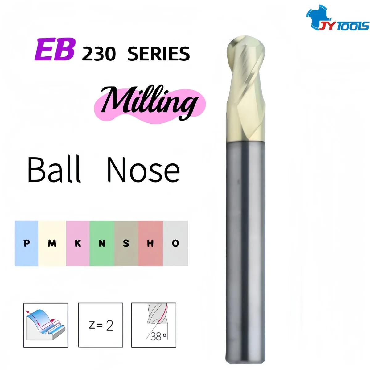 EB230 carbide end mill series card