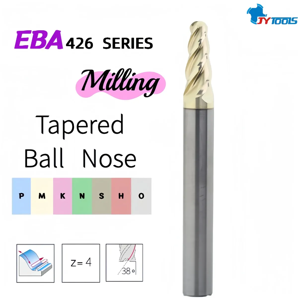 EBA426 carbide end mill series card