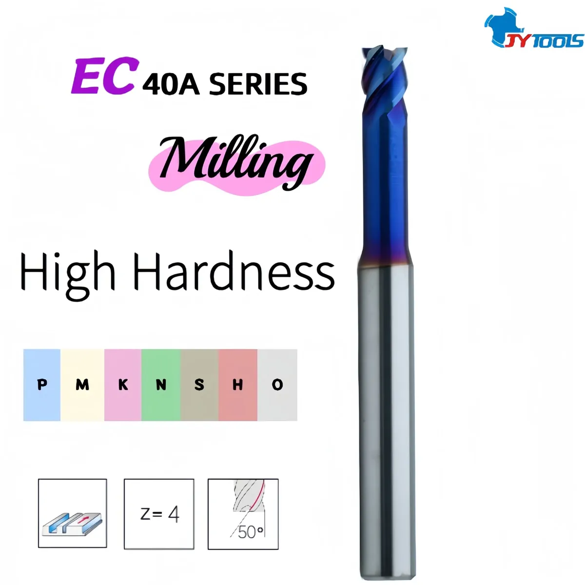 EC40A carbide end mill series card