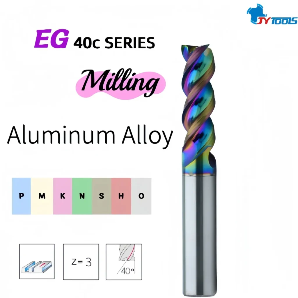 EG40C carbide end mill series card