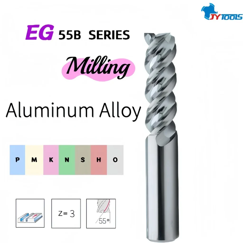 EG55B carbide end mill series card