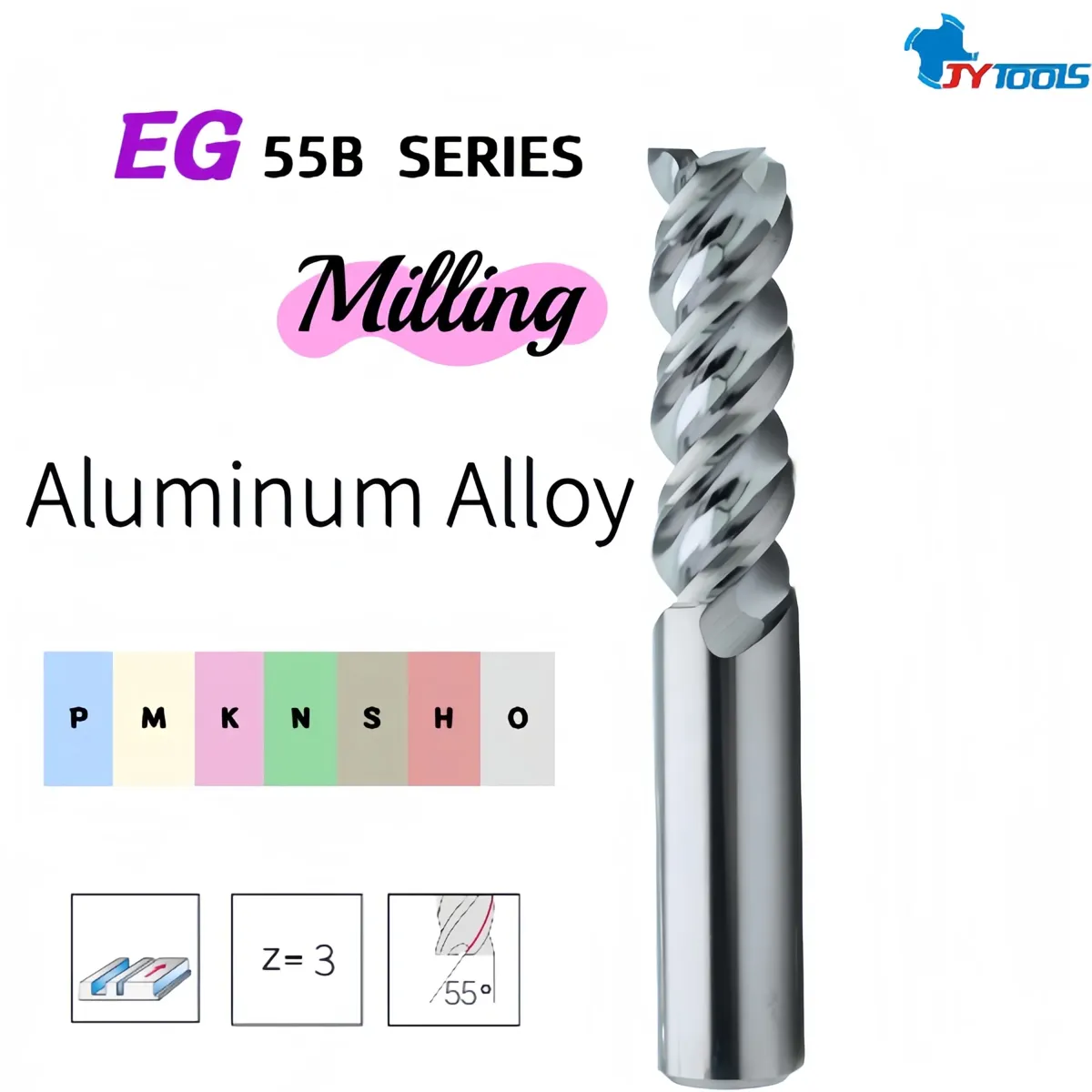 EG55B carbide end mill series card