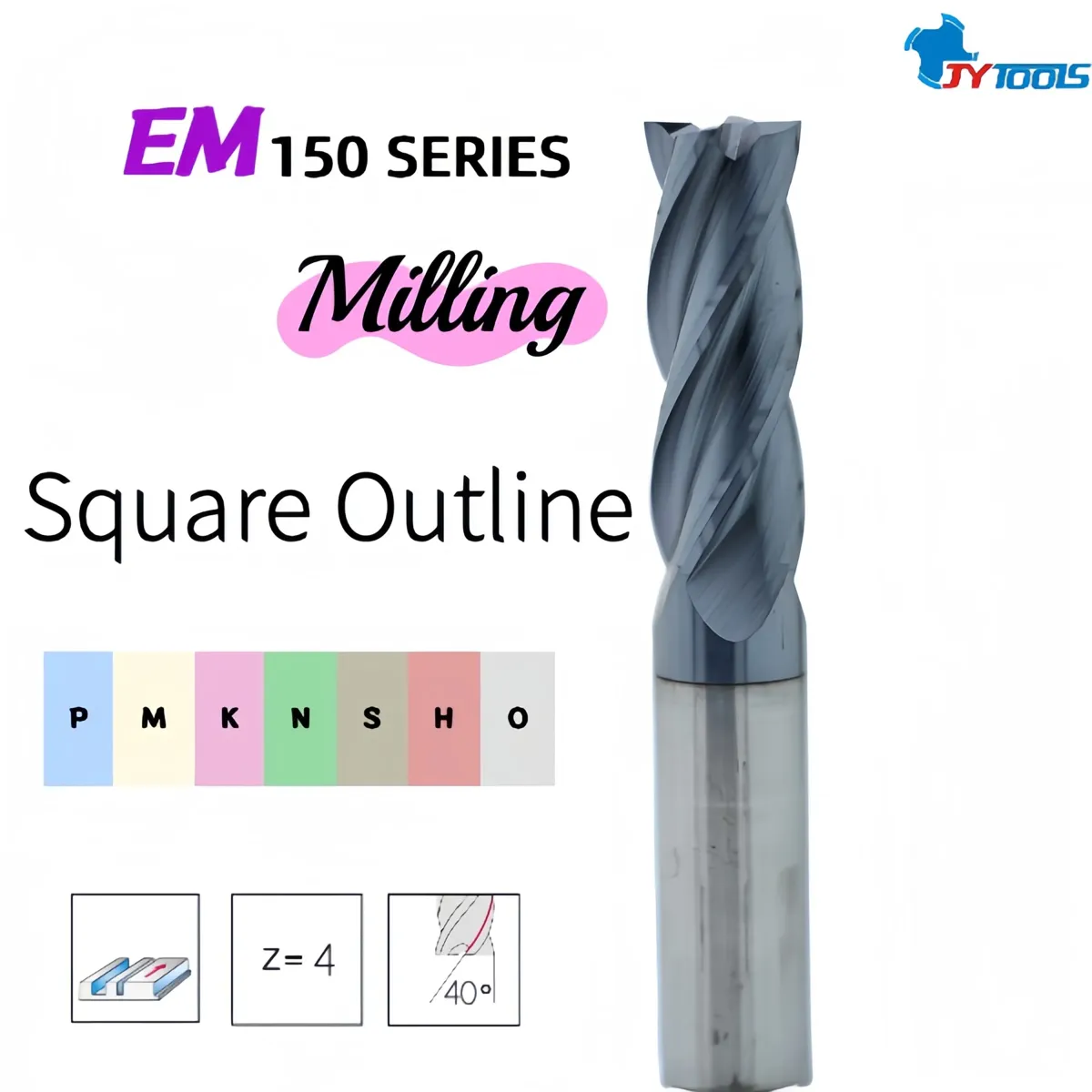 EM150 carbide end mill series card