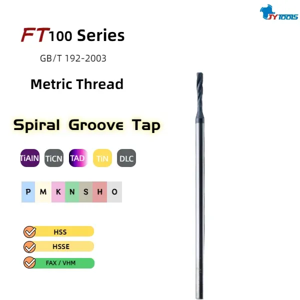 FT100 carbide tap series card