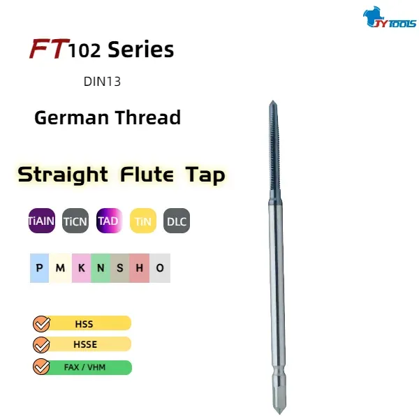 FT102 carbide tap series card