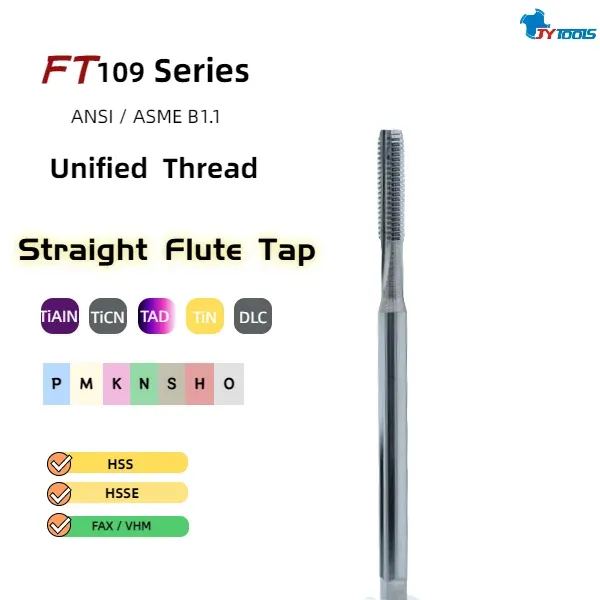 FT109 carbide tap series card