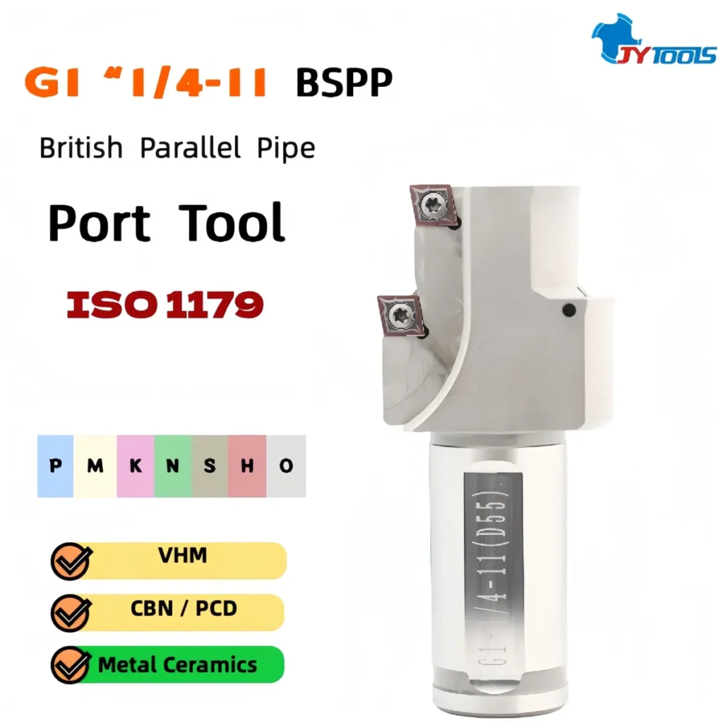 G1″1/4-11 FD315 iso 1179 port tool series card