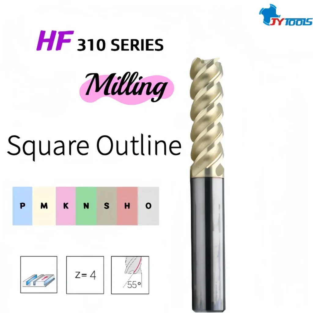 HF310 carbide end mill series card