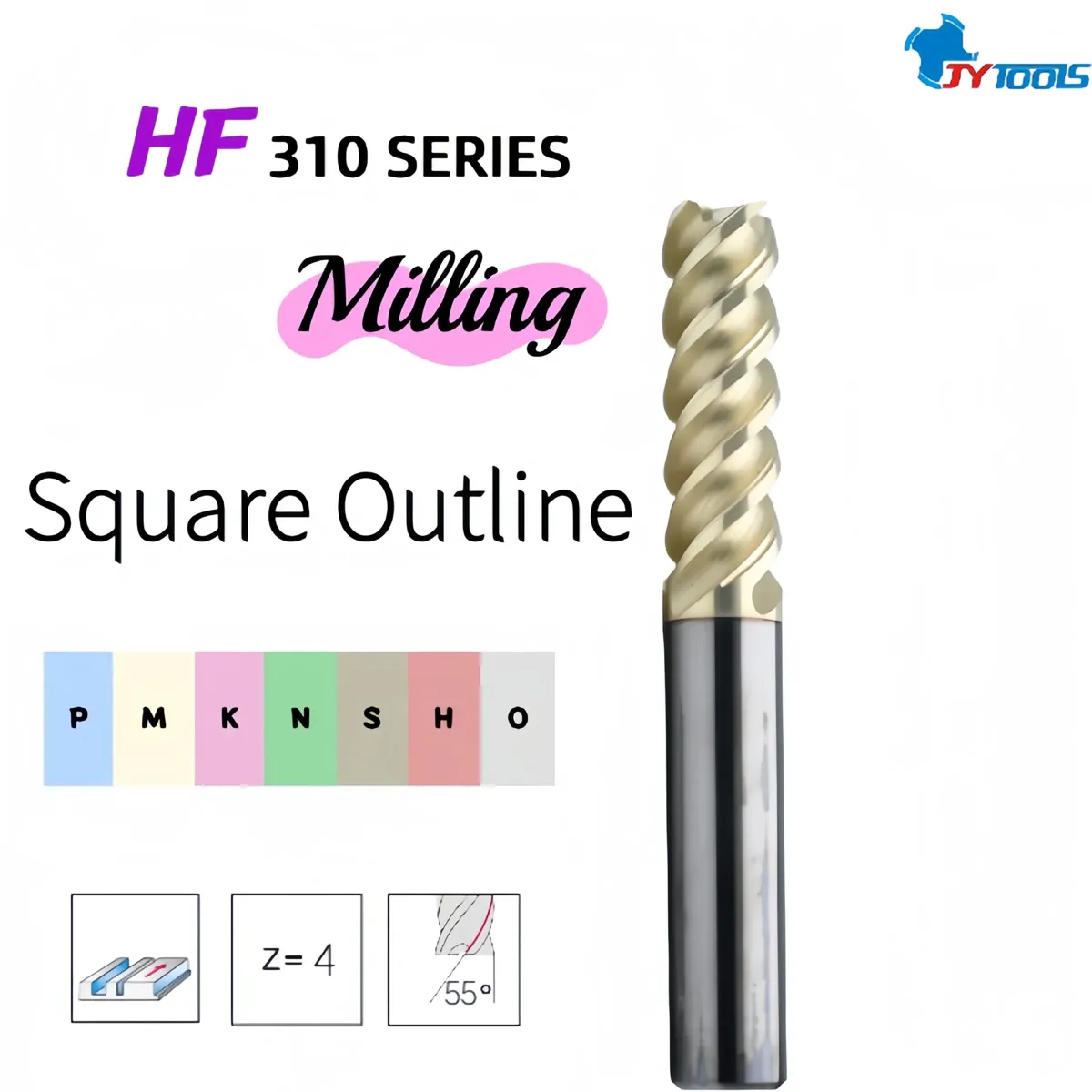 HF310 carbide end mill series card