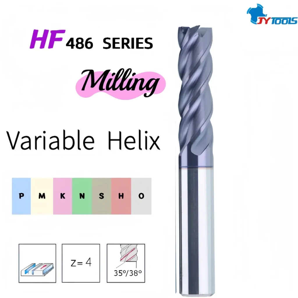 HF486 carbide end mill series card