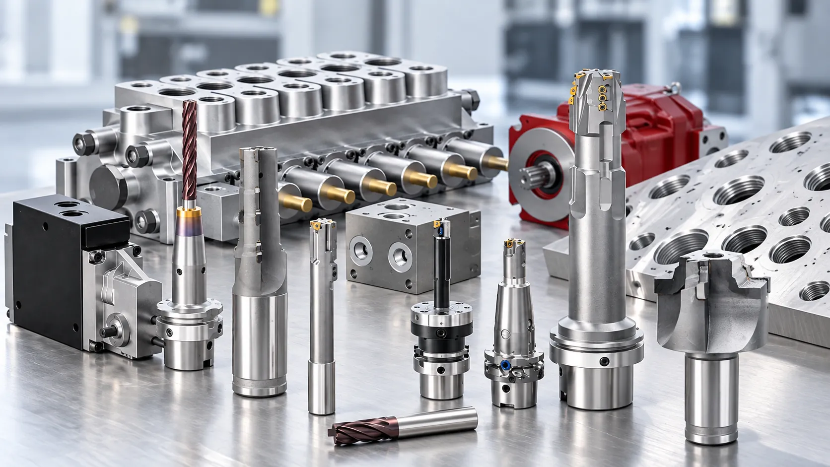 Precision cavity reamers and form tools for Danfoss-type cartridge valve cavities