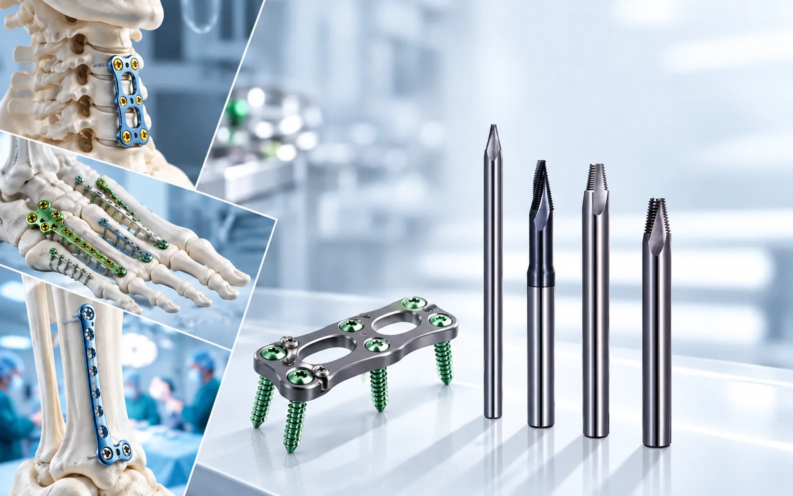 JIAYI custom thread milling cutters for precision orthopedic component manufacturing