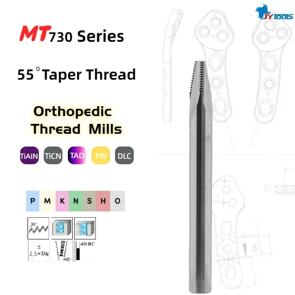 MT730 orthopedic thread mill series card