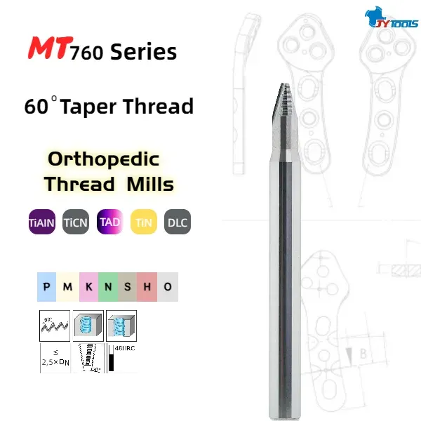 MT760 orthopedic thread mill series card