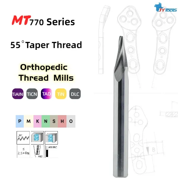 MT770 orthopedic thread mill series card