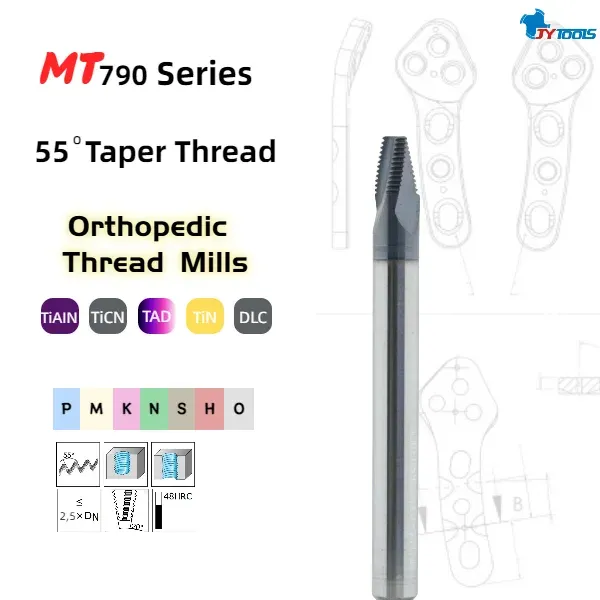 MT790 orthopedic thread mill series card