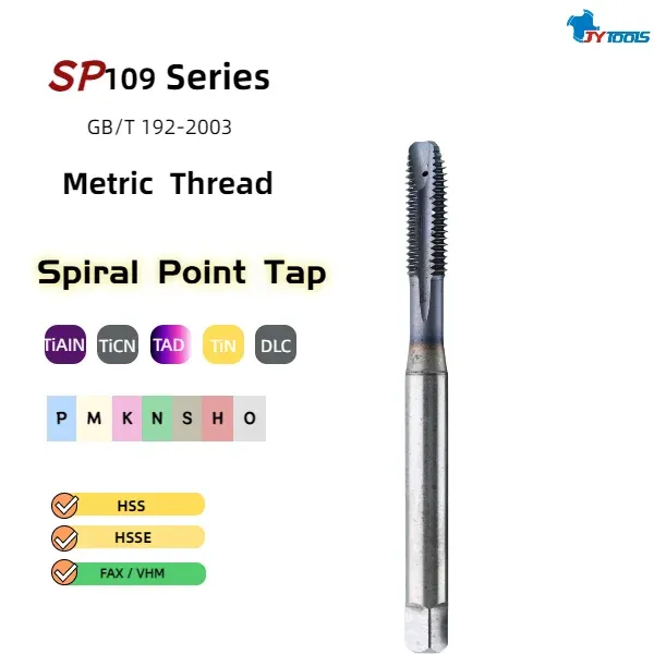 SP109 carbide tap series card