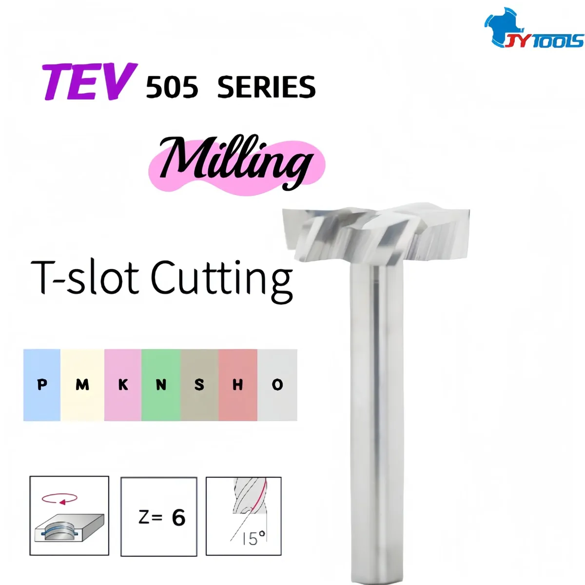 TEV505 t-slot milling cutter series card