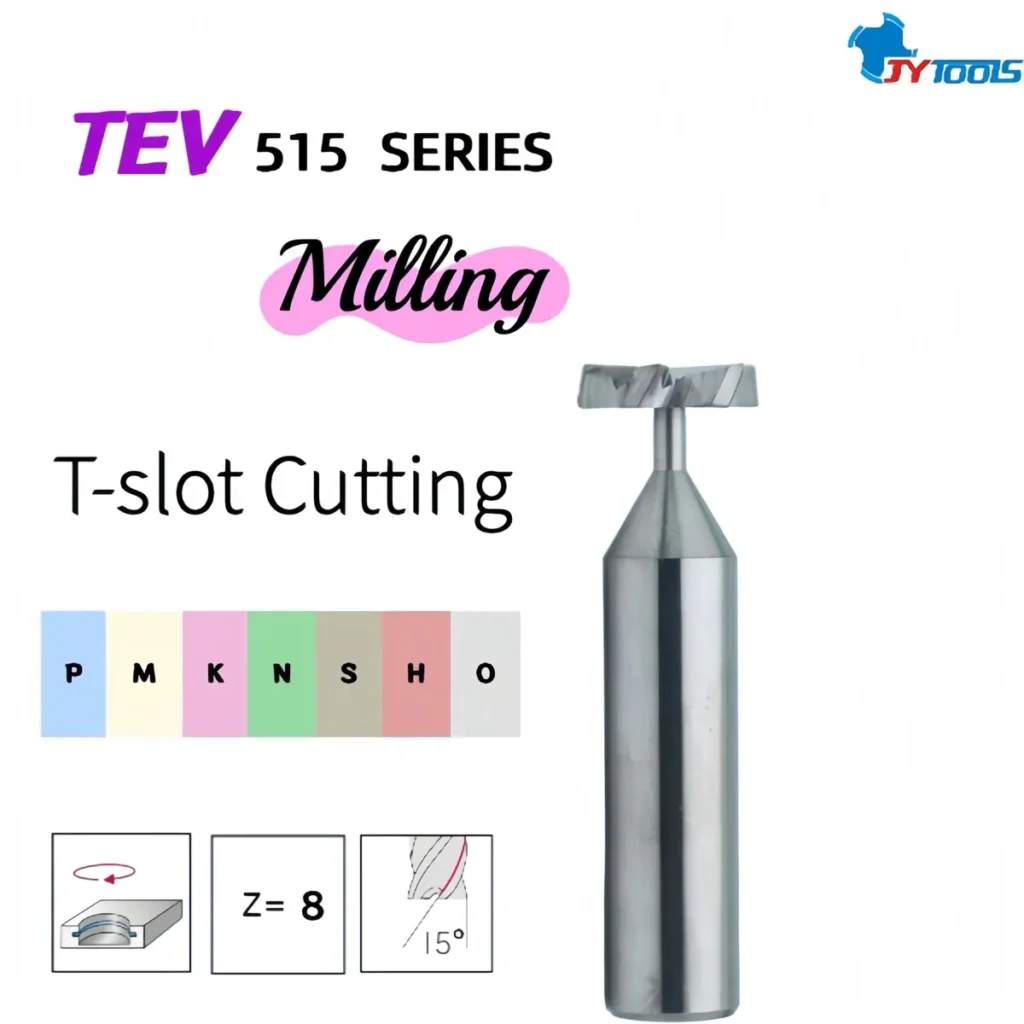 TEV515 t-slot milling cutter series card