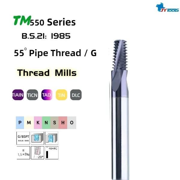 TM550 thread milling cutter series card